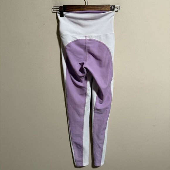 NWT Beach Riot Color-Block Legging Orchid Bloom Purple White- Size XS - Picture 8 of 10